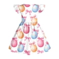thumbnail image 7 of NAISIBABY Girls Easter Dresses, Summer Casual Crewneck Ruffles Sleeve Kids Flare Flowy Dresses Multicolor Size 14, 7 of 7