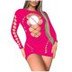 thumbnail image 3 of Lencería de mujer, malla hueca, medias de manga larga, body de nailon para mujer, 3 of 3
