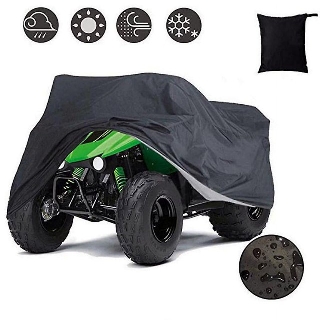 Cubierta para ATV, cubierta impermeable y resistente al viento para Quad Bike Atc, resistente a los rayos UV al aire libre (145*85*98cm)