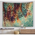 thumbnail image 2 of Tapicería de pared con diseño de mandala en microtela, 150 x 150 cm, 2 of 2