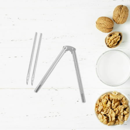 MLINS 1 Set Stainless Steel Crab Eating Tools Nut Crackers Lobster Crackers Oyster Shucking Tool Heavy Duty For Home Commercial Use