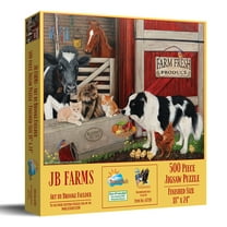 SUNSOUT INC - JB Farms - 500 pc Jigsaw Puzzle by Artist: Brooke Faulder - Finished Size 18" x 24" - MPN# 67210