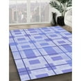 thumbnail image 2 of Ahgly Company Indoor Rectangle Patterned Light Slate Blue Area Rugs, 2' x 4', 2 of 6