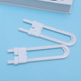 thumbnail image 3 of Paquete de 4 pestillos de seguridad para niños para armario seguro para bebés, cerradura en forma de U para puerta de cocina, 3 of 5
