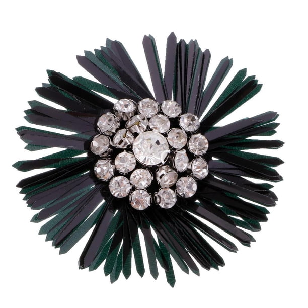 Apliques de costura de lentejuelas de imitación para decoración de ropa Hugo Negro Parche de lentejuelas de diamantes de imitación