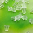thumbnail image 4 of 100 Pcs Embouts Transparents en Silicone pour Boucles d'Oreilles, Accessoires de Bijoux, 4 of 7