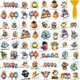 thumbnail image 1 of 12 Sheets Rub on Transfer for Crafts Funny Birds Rub on Transfer Stickers Colorful Birds Rub on Decal Stickers for Wood Furniture DIY Crafts Decor 5.5 x 5.5 Inches, 1 of 9