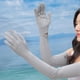 thumbnail image 2 of Guantes Largos de Protección Solar UV para Mujer, Brazo con Pantalla Táctil, Guantes para Conducir Al Sol, UPF 50+ para Deportes Al Aire Libre, Ciclismo, Gris, 2 of 8
