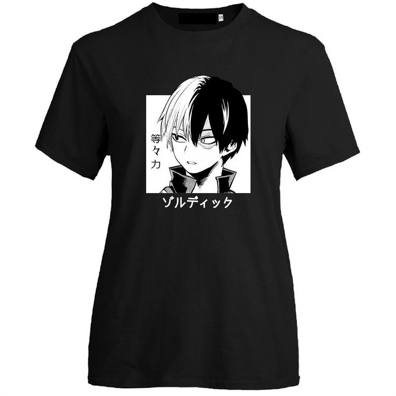 Todoroki black shirt Clearance
