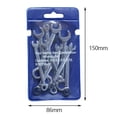 thumbnail image 3 of Mini Llave de Ingeniero de 20 Uds., Cabezales Dobles, Herramientas de Llave de Anillo Compensado, Llave Combinada, Juego de Llaves de 4-11mm, 3 of 5