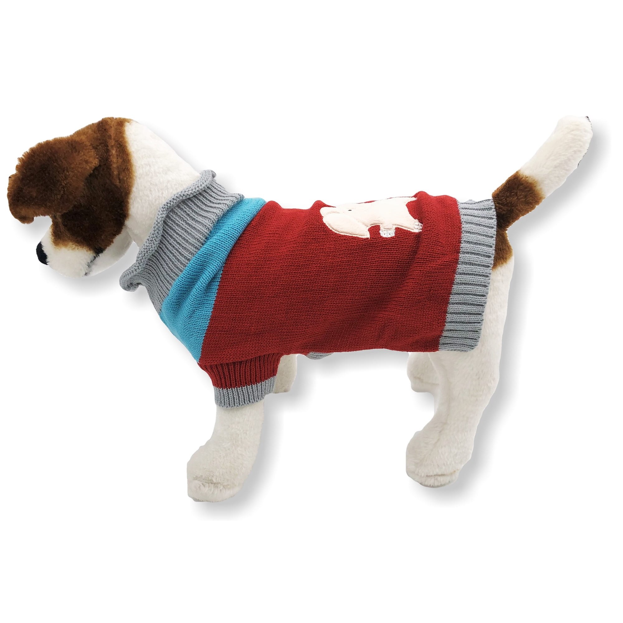 FunnyDogClothes Cozy Knit Pullover Acrylic Dog Sweater