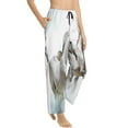 thumbnail image 2 of Balery Running White Horses print Women's Pajama Pants,Ultra Lightweight Pjs,Lounge Pant-X-Large, 2 of 9