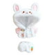 thumbnail image 5 of Ropa de muñeca de peluche Hugo pantalones de abrigo con cremallera de moda Conejo, 5 of 9