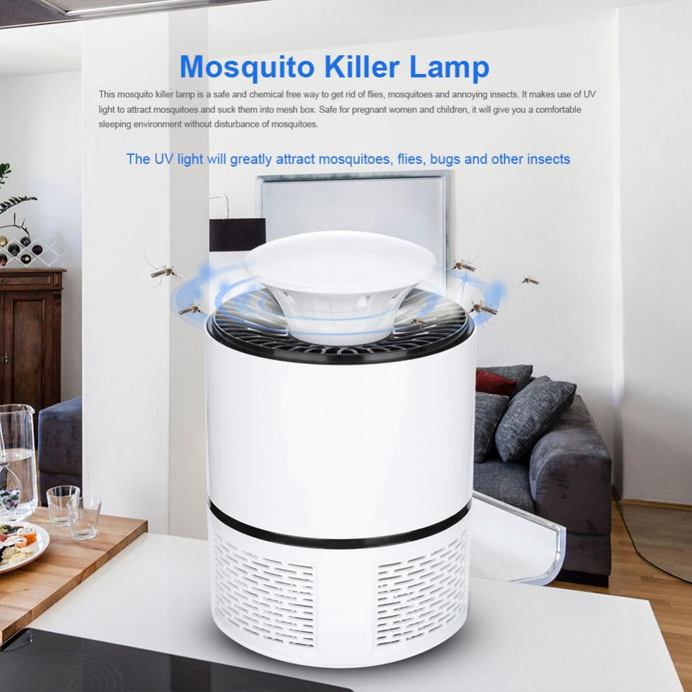 Qiilu Safe Electronic USB UV Lamp Light Mosquito Kill Buzz Fly Insect