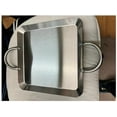 thumbnail image 2 of Mexican Style Comal Plano Griddle Acero Flat Grill Stainless Steel Square Cuadrado W/Handle Hanger 11.5x11.5", 2 of 2
