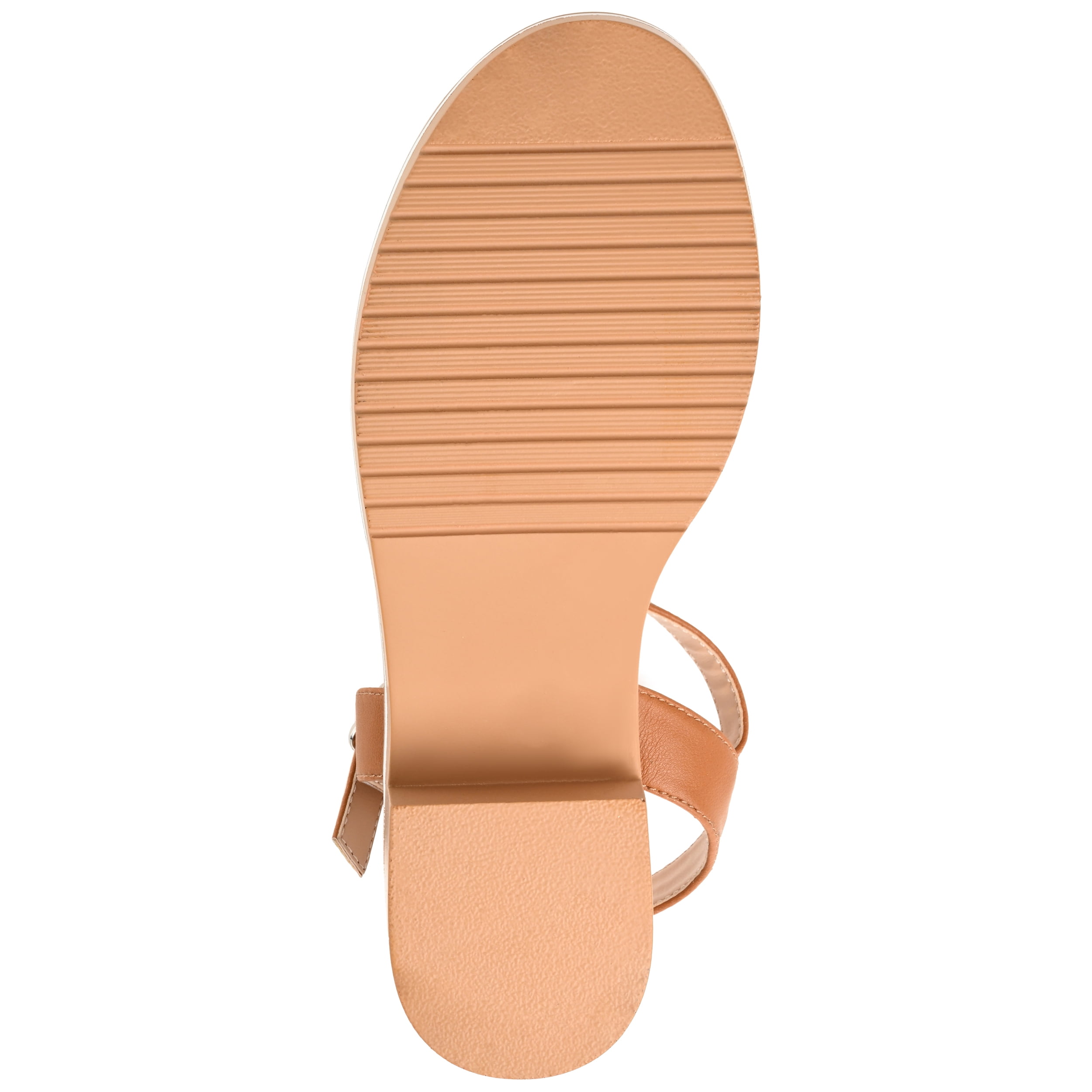 Journee Womens Hilaree Ankle Strap Low Block Heel Sandals