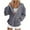 Gray, variant on Women Oversized Solid Zip Up Hoodie Drawstring Hooded Long Sleeve Fleece Vintage Sweatshirts Jackets Pockets