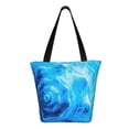 thumbnail image 3 of Haiem Blue Shell Pattern Shoulder Bag - Durable and Spacious Tote Bag,Versatile Shopping Bag, 3 of 9