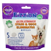 Pet Stain and Odor Extra Strength Eliminator by Fizzion - Removes Pet Urine and Feces Safely With The Professional Cleaning Power of CO2 (10 Tablets, Extra Strength)