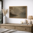 thumbnail image 2 of Framed Canvas Wall Art Moody Mist River Landscape Print for Living Room Decoration - 24"x36" NATURAL, 2 of 8