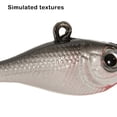 thumbnail image 3 of Advancent Señuelo falso realista, señuelos biónicos, impermeable, portátil, reutilizable, cebo de pescado, ligero, duradero, gancho de Pescar Blanco 28g/140mm, 3 of 6