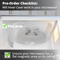 thumbnail image 3 of ACDANC Magnetic Splatter Cover,12-Inch Clear Bpa-Free Food Lid,Vented Plate Guard with Steam Vents,Anti-Splash Microwave Lid,Dishwasher Safe,Space-Saving Magnetic Storage, 3 of 7