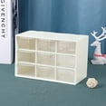 thumbnail image 3 of Storage Cabinet Organizer Drawer High Capacity with Hanging Hole Transparent And Visible Space-saving 6/9 Drawers Makeup Holder for Home, 3 of 8