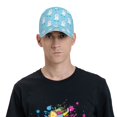 thumbnail image 4 of Balery Skating Poodle Fun Gorra de béisbol de tamaño ajustable para correr, entrenar y actividades al aire libre. Gorra de papá para todas las estaciones., 4 of 6