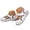 Beige, variant on Orthopedic Sneakers for Women Comfortable Platform Wedge Sandals Hollow out Casual Closed Toe Sneakers with Hook and Loops Size 5-11 White