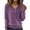 39#Purple, variant on Womens Long Sleeve V Neck Sweaters Fall Casual Classic Soft Loose Fit Basic Pullover Jumper Top Green 2XL