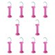 thumbnail image 4 of 10 manijas para puertas de cercas eléctricas, manijas para puertas de cercas, resortes aislantes para exteriores. Rosa roja, 4 of 8