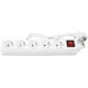thumbnail image 5 of Regleta eléctrica de 5 enchufes, enchufe múltiple - Regleta eléctrica de 5 enchufes + interruptor, extensión eléctrica de enchufes múltiples - 5p / 16a / 3g1mm -, 5 of 5