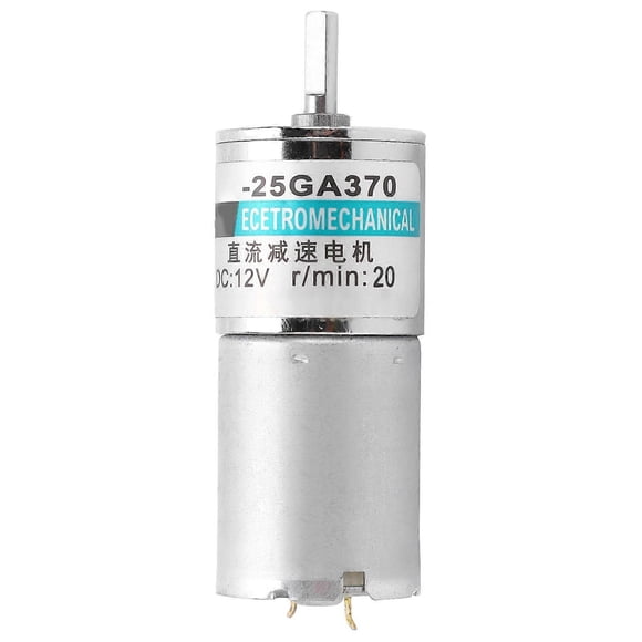 DC Gear Motor Micro Low Speed CW CCW Permanent Magnet Automated Industry 12V XD‑25GA370