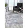 thumbnail image 2 of Rug Branch Contemporary Abstract  Grey Red Indoor Area Rug - 5x7, 2 of 7