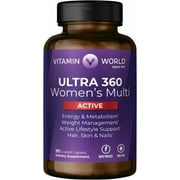 Vitamin World ULTRA 360 Women's Multi Active 90 coated caplets