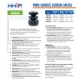 thumbnail image 2 of Pro Series by HHIP 3901-0074 Gato de tornillo ajustable de 6"" Negro, 2 of 5
