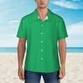 thumbnail image 4 of Easygdp Forestgreen Men's Hawaiian Shirts Print Lapel Short Sleeve for Beach, vacation, party, casual occasions - XX-Large, 4 of 9