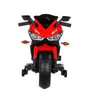 TAMCO Ride On Motorcycle Kids Electric Ride-On Toy With Training Wheels, Manual Throttle, And Lighting Wheels