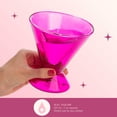 thumbnail image 3 of Set de vasos Martini Paris Hilton de doble pared, 200 ml, color rosa intenso, 3 of 8