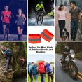 thumbnail image 5 of Bandes Réfléchissantes pour Bras, Cheville, Jambe et Poignet. Équipement Réfléchissant Haute Visibilité pour Course, Marche Nocturne et Cyclisme. Sangles Réfléchissantes de Sécurité. Très Grande Surface Réfléchissante, 5 of 5
