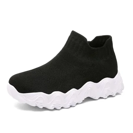 

GEDER-S1 Boys And Girls Casual Mesh Breathable Socks Shoes Slip-on Lightweight Breathable Running Shoes