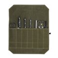 thumbnail image 2 of Soportes para cubiertos Cubiertos de lona encerada Porta cuchillos Portátil para acampar al aire libre BBQ Picnic Roll Bag FLhrweasw Nuevo, 2 of 7