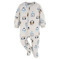 thumbnail image 4 of Gerber Baby and Toddler Neutral Microfleece Blanket Sleeper Pajamas, 2-Pack, Sizes 0/3 Months -5T, 4 of 7