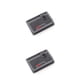 thumbnail image 4 of Qarigey Hombre Carteras Monedero Trifold Tarjeta Cerrojo Carpeta de dinero Bolsa Monederos de tela Estudiantes de moda Carteras Adolescente Gris oscuro 2Conjunto, 4 of 6