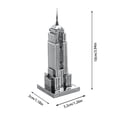 thumbnail image 3 of Christmas Decorations Diy 3Dmetal Puzzle 3D Building Model Assembly and Fitting Educational Toy Christmas Decor, 3 of 6