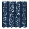 thumbnail image 3 of Ambesonne Abstract Shower Curtain, Dots Circles Striped, 69"Wx70"L, Indigo Violet Blue, 3 of 5