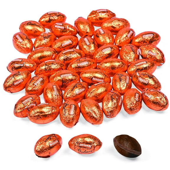 Fun Express Footballs Gluten-Free Chocolate Candy, 90 Pieces, 1 lb.