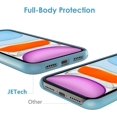 thumbnail image 3 of Funda de Silicona para iPhone 11 (2019) de 6,1 Pulgadas, Funda Protectora de Cuerpo Completo con Tacto Suave y Sedoso, Funda a Prueba de Golpes con Forro de Microfibra, Aciano, 3 of 5