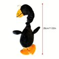 thumbnail image 4 of Juguete para perros con forma de pollo chirriante, de color naranja y amarillo: juguete de peluche duradero y resistente a las mordeduras, juguete interactivo de entrenamiento sonoro para perros., 4 of 5