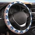 thumbnail image 4 of Kdxio Patriotic Butterfly Floral Print Elastic Stretch Steering Wheel Cover,Auto Steering Wheel Cover,15 Inch Anti-Slip,Warm in Winter and Cool in Summer,Fit Suvs,Vans Cars,Trucks, 4 of 5